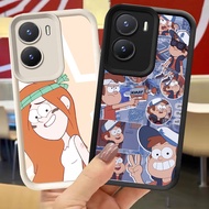 XI61 Gravity Falls Casing for VIVO Y33e IQOO Z9X 13 Z9 Y75 Y83 Y01 Z10 Y73 V17 5G Black White