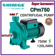 CPM750 SHIMGE CENTIFUGAL WATER PUMP/shimge water pump/shimge water pump 1hp/water pump 1hp/shimge water pump pressure