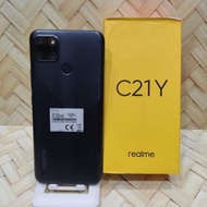 New Stok Realme C21Y 4/64GB 3/32GB Handphone Second Seken Bekas Fullset Batangan Original
