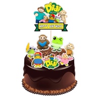 Didi and Friends Cake Topper LAMINATED DIY