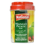 National Pakistani Mango Pickle in Oil 1kg Acar Mangga