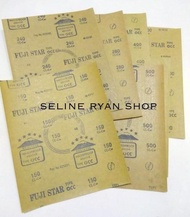 Kertas Gosok / Ampelas / Waterproof Fuji Star no. 120-1000 Per Lembar