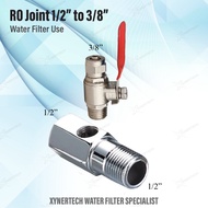 RO Joint 1/2" to 3/8" RO Tube Connector For Water Purification System 3/8" Tubing Connection
