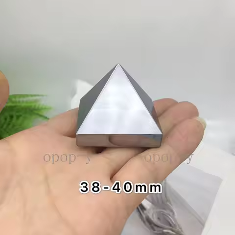 Natural Pyramid AAAA 25-40/MM Terahertz Welle Energie Edelstein- Crystal Stone Chakra Gift
