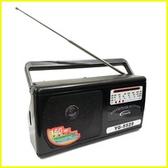 【Super Economical Choice】 goodlight-plus Electric Radio Speaker FM/AM/SW radio AC power and Battery