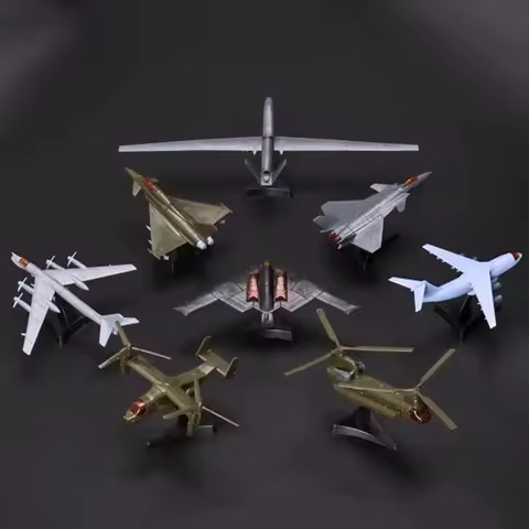 4D Third Generation 8 Models Aircraft J-20 Stealth Fighter B-2 Bomber Ospreys Helicopter Plastic Ass