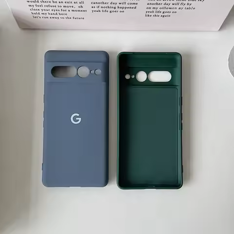Simple Liquid Silicone Soft Phone Case For Google Pixel 10 9 Pro XL 8 7 6 A Skin Friendly Full-pack