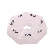 7 Grids Portable Weekly Pill Box Storage Case Pill Case Container Mini Medicine Organizer Tablet Dispenser Splitters