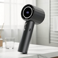 High-Speed 100-Level Hand Fan, 6000mAh, Digital Display  Kipas Tangan 100-Kelajuan Tinggi, 6000mAh, 