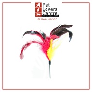 AMY N CAROL Cat Teaser - Chicken Feather (Red)