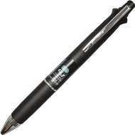 uni MSXE5-1000-05 Jetstream 4+1 Multi-Functional Rollerball Pen, 0.5mm, Black