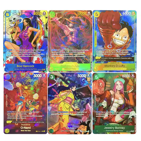 ONE PIECE Proxy Textured Foil Cards Portgas.D.Ace Trafalgar Law Boa Hancock O-Nami Bonney 500 YEARS 