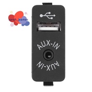 Car USB AUX In Plug Auxiliary Input Socket Adapter for  E81 E87 E90 F10 F12 E70 X4 X5 X6