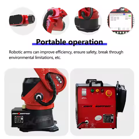 Maxwave 6 Axis Industrial Robot Arm For Welding Cutting Polishing In Production Line Easy To Operate
