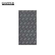DAPPER กระเป๋าสตางค์ DP Interlock Monogram Breast Pocket Wallet สีดำลาย