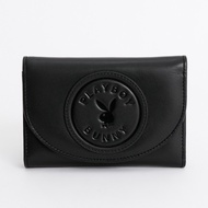 PLAYBOY 包包 【永和維娜】真皮 皮夾 中夾 Minimalist系列 黑色 