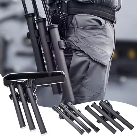 Carbon Fiber Triple Quiver Tactical Bow Arrow Accessories Archery Bow Arrow Waist Carry Archery Spor