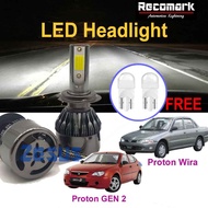2 Pcs x LED Zesus Lampu Zen 4 Car Headlamp Bulb 6000K H4 12v -Proton Gen 2 and Proton Wira