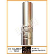 Tekiro Original 14mm Long Shock Wrench/ 14mm Long Socket Wrench/ Deep Wall Socket Shock Wrench Socke