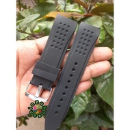 Curved Silicone Rubber Watch Strap 22mm 24mm 26mm