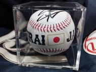 【小群收藏家】🔥山本由伸簽名球 (附收藏箱)-親簽稀有特殊日本武士冠軍球-大谷翔平的隊友