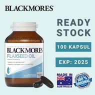 Blackmores Flaxseed Oil 100 Kapsul Capsules - Vegetarian Omega 3 6 9