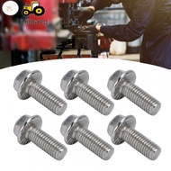 WF  ViaGasaFamido 20Pcs Stainless Steel Flanged Hex Head Bolt Kit  Fine Installation and Tightening 