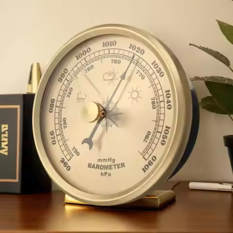 Weather Barometer For Fishing Weather Forecast Wall Hanging Automatic Air Pressure Gauge Weather For