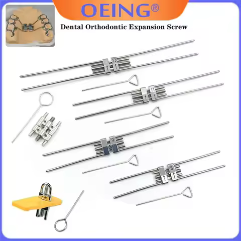 Dental Orthodontic Expansion Screw Rapid Palatal Expander Hyrax Mini Standard Stainless steel Frame 