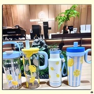 CHAGEE Overlord Tea Ji Cup Lemon Handle Straw Cup Handle Straw Lemon Straw Thermos Accompanying Ther