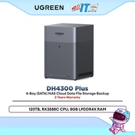 UGREEN DH4300 Plus NASync 4-Bay NAS Cloud Storage Diskless SATA 120TB for Home Office Data Backup Fi