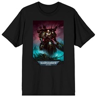 Men's cotton T-shirt Warhammer 40000 Chaos Warriors Men's Black Graphic Tee Fast Shipping 4XL , 5XL 