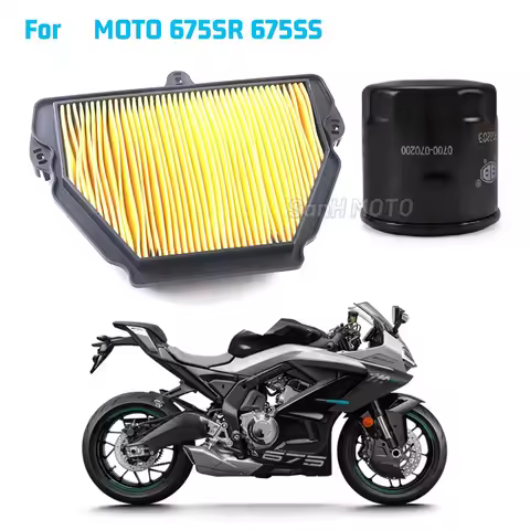 Motorcycle Oil Cell filter and Air Filter Machine filter combination oil filter For CF 675SR 675SRR 