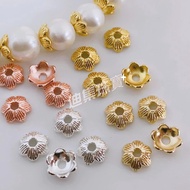 A10246 [14K Gold-Clad Accessories] 14K Gold-Clad Receptacle DIY Bracelet Necklace Accessories Spacer