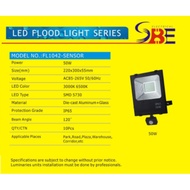 SBE / Yetplus / Miikarz LED Motion Sensor Flood light 20W/50W daylight/Sport light with Sensor