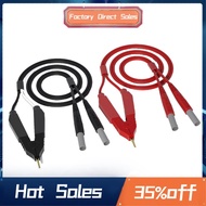 Kelvin Test LCR Lead Bottom Resistance 4-Wire 4mm Lantern Plug Clip Orichalum Plating Kelvin Probes 