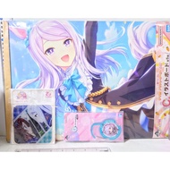 Umamusume Official Mejiro McQueen Display Board large size + keychain charms (all plastic sealed)
