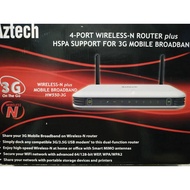 Aztech 4-Port Wireless-N Router Plus HSPA Support For 3G Mobile  Broadband