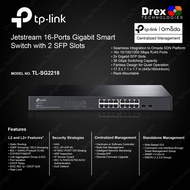 TP-LINK TL-SG2218 Jetstream 16-Port Gigabit Smart Switch With 2 SFP Slots