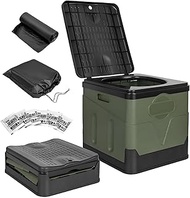 Simple Toilet, Portable Toilet, Load Capacity 330.7 lbs (150 kg), Emergency Toilet, Folding Disaster