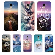 Samsung Galaxy J2 Pro J4 J4+ J6 J6+ Plus J8 2018 Soft TPU Silicone Phone Case Cover Landscape