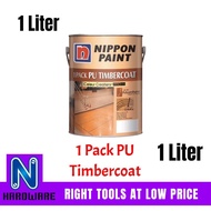 Nippon Paint 1 Pack PU Timbercoat (Page 1) Cat Varnish Tahan Lama 1L - 1 Liter