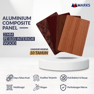 Marks ACP 3 mm PE 0.05 1220 x 2440 mm Wood