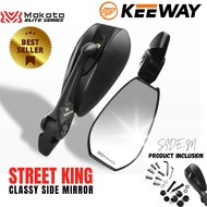 Keeway RCS 125 STREET KING MOKOTO ELITE SERIES SIDE MIRROR WITH EYE PROTECTION PREMIUM QUALITY