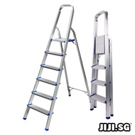 (JIJI.SG) DARIA Step Ladder - Up to 7 Steps / Aluminium Ladder / Foldable / Ladder / Light Weight