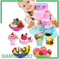 [Sharprepublic2] Pretend Ice Cream Maker Toy for Party Favors Ages 3 4 5 6 7 Year Old Gifts