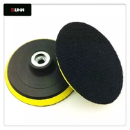 SUNN 4 Inch 100mm Velcro Rubber Pad Sandpaper  Disc Shank Pad Electric Hand Drill Adapter Cordless Drill Angle Grinder P