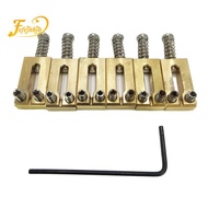 Electric Guitar Bridge Saddles Brass 10.5MM Tremolo Parts Electric Guitar Bridge String Saddle Guita