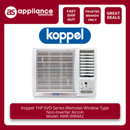 Koppel 1HP EVO Series (Remote) Window Type Non-Inverter Aircon KWR-09R4A2