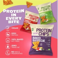 [3Flavors] Radiant Protein Chips Sweet Paprika , Basil Tomato , BBQ (60g x 3)